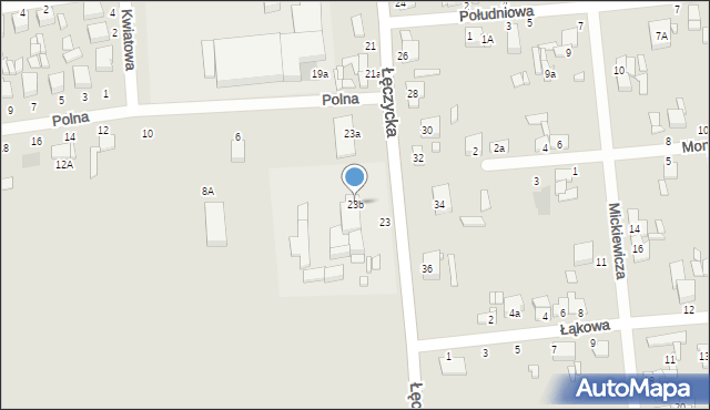 Krośniewice, Łęczycka, 23b, mapa Krośniewice