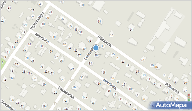 Kutno, Lelewela, 36, mapa Kutno