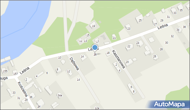 Laskowiec, Leśna, 16, mapa Laskowiec