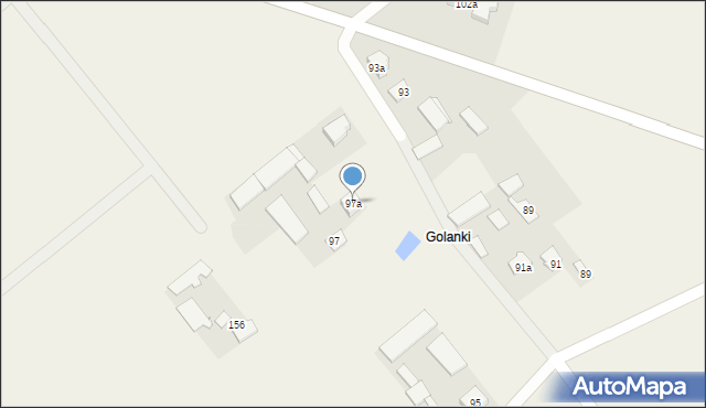 Lebiedzie, Lebiedzie, 97a, mapa Lebiedzie