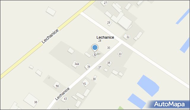 Lechanice, Lechanice, 32, mapa Lechanice