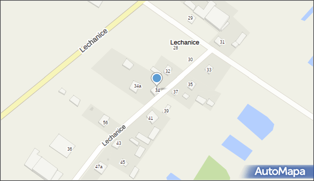 Lechanice, Lechanice, 34, mapa Lechanice