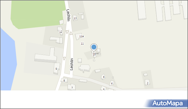 Lechlin, Lechlin, 10, mapa Lechlin