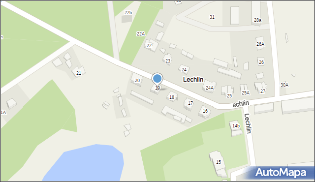 Lechlin, Lechlin, 19/2, mapa Lechlin