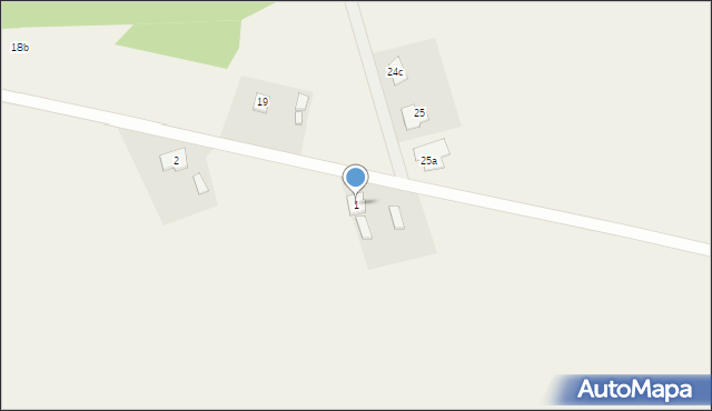 Lechlin, Lechlińskie Huby, 1, mapa Lechlin