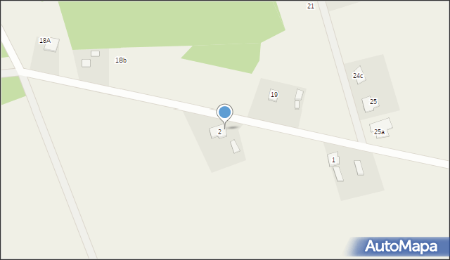 Lechlin, Lechlińskie Huby, 2a, mapa Lechlin