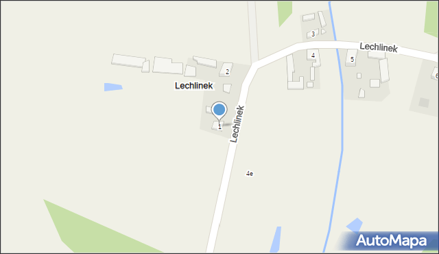 Lechlinek, Lechlinek, 1, mapa Lechlinek