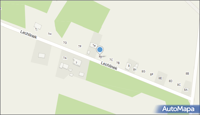 Lechlinek, Lechlinek, 7D, mapa Lechlinek