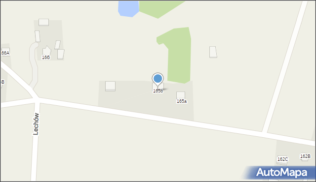Lechów, Lechów, 165b, mapa Lechów
