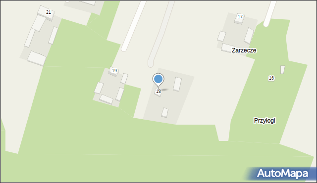 Lechów, Lechów, 18, mapa Lechów