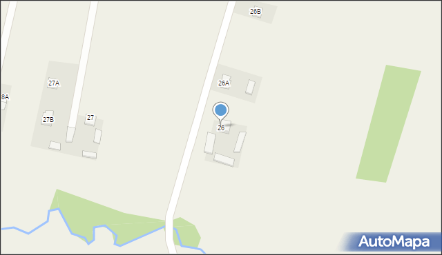 Lechów, Lechów, 26, mapa Lechów