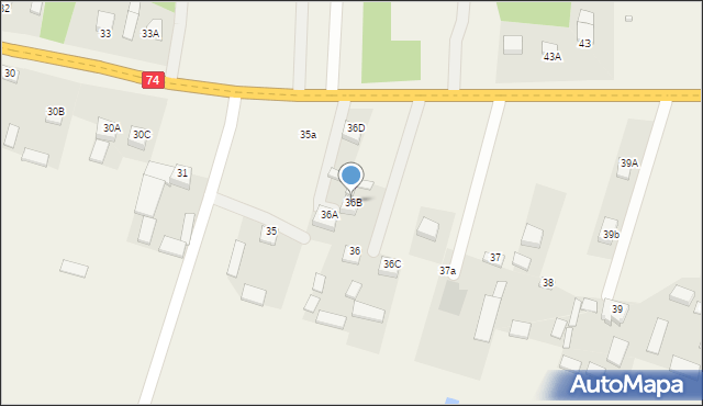 Lechów, Lechów, 36B, mapa Lechów