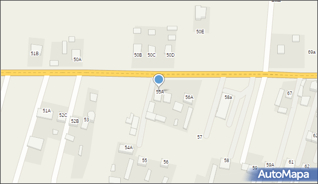 Lechów, Lechów, 55A, mapa Lechów