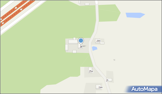 Lechów, Lechów, 26, mapa Lechów