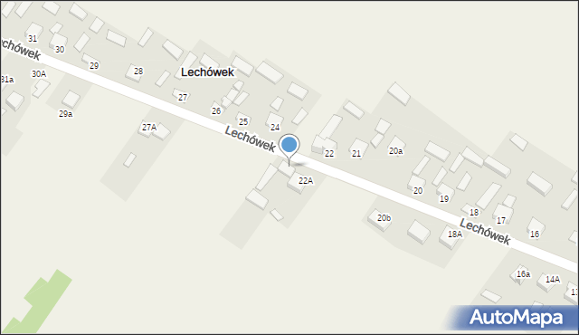 Lechówek, Lechówek, 23, mapa Lechówek