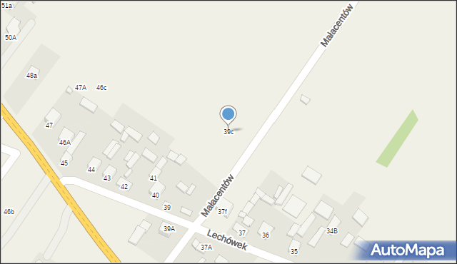 Lechówek, Lechówek, 39c, mapa Lechówek