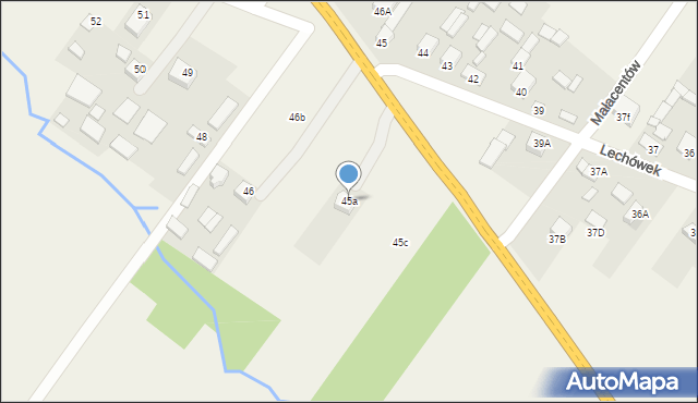 Lechówek, Lechówek, 45a, mapa Lechówek