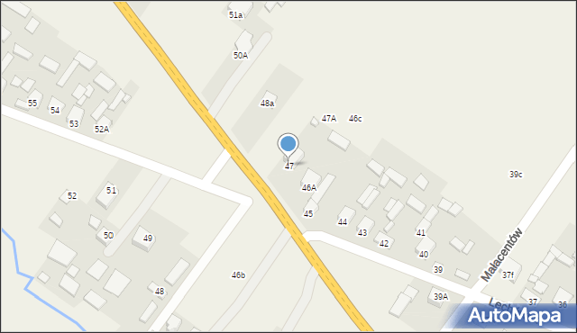 Lechówek, Lechówek, 47, mapa Lechówek