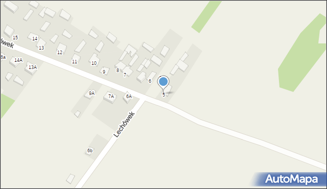 Lechówek, Lechówek, 5, mapa Lechówek