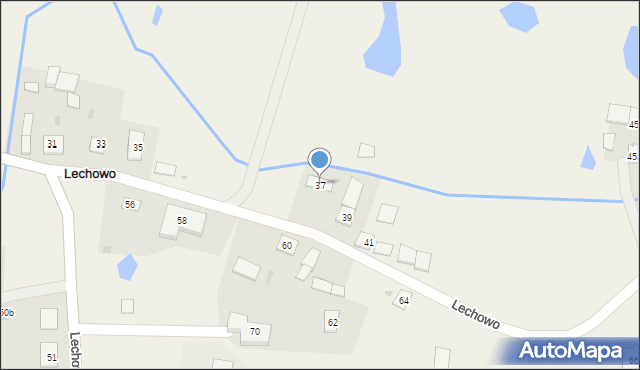 Lechowo, Lechowo, 37, mapa Lechowo