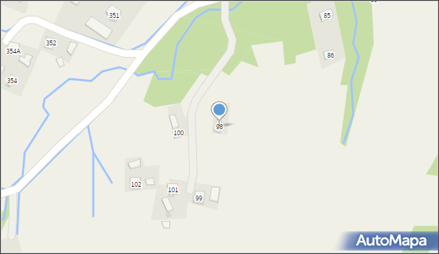 Lecka, Lecka, 98, mapa Lecka