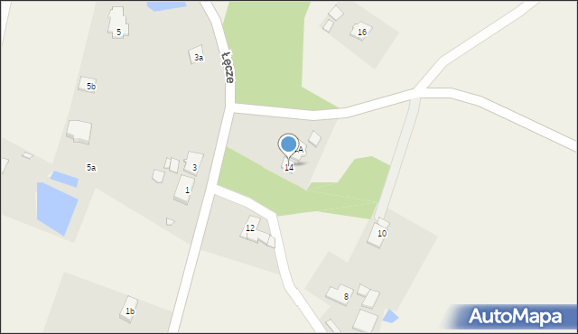 Łęcze, Łęcze, 14, mapa Łęcze