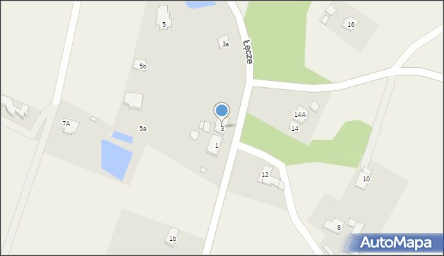Łęcze, Łęcze, 3, mapa Łęcze