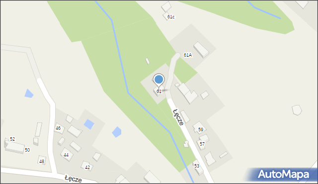 Łęcze, Łęcze, 61, mapa Łęcze