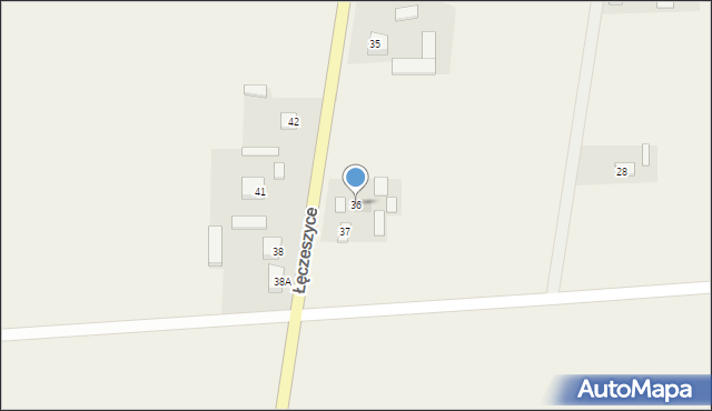 Łęczeszyce, Łęczeszyce, 36, mapa Łęczeszyce