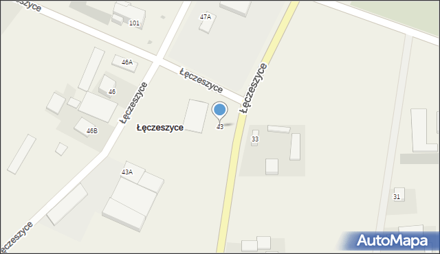 Łęczeszyce, Łęczeszyce, 43, mapa Łęczeszyce