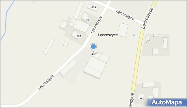 Łęczeszyce, Łęczeszyce, 43A, mapa Łęczeszyce