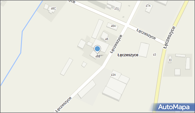 Łęczeszyce, Łęczeszyce, 46B, mapa Łęczeszyce