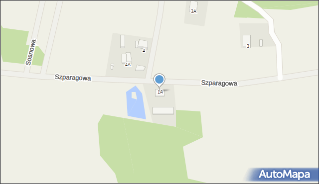 Łęczno, Łęczno, 1A, mapa Łęczno