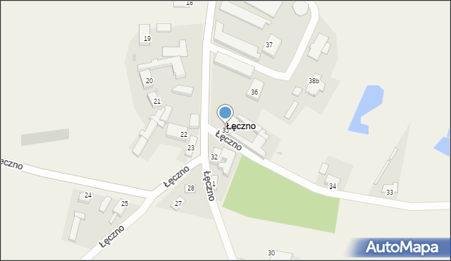 Łęczno, Łęczno, 35, mapa Łęczno