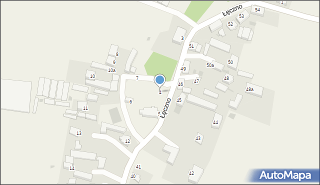 Łęczno, Łęczno, 4, mapa Łęczno