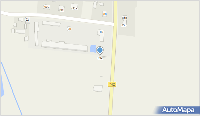 Łęczno, Łęczno, 89a, mapa Łęczno