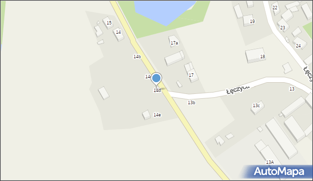 Łęczyca, Łęczyca, 14d, mapa Łęczyca