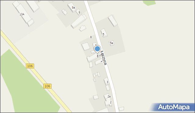 Łęczyca, Łęczyca, 6, mapa Łęczyca