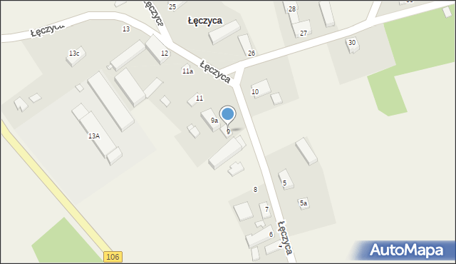 Łęczyca, Łęczyca, 9, mapa Łęczyca