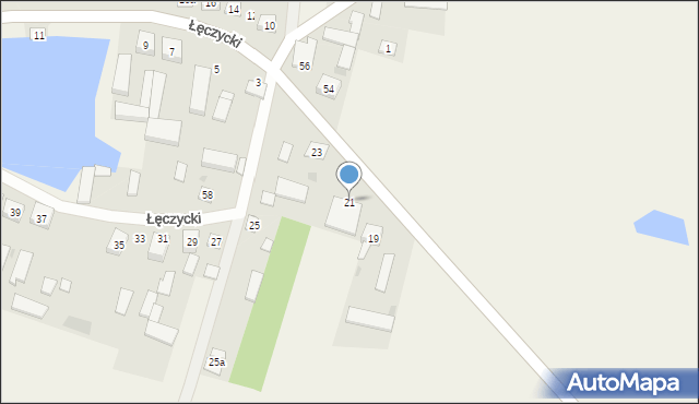 Łęczycki, Łęczycki, 21, mapa Łęczycki