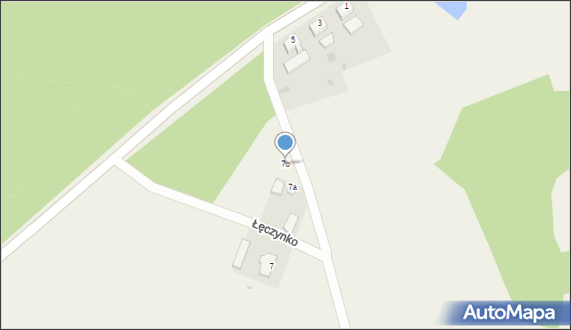 Łęczynko, Łęczynko, 7b, mapa Łęczynko