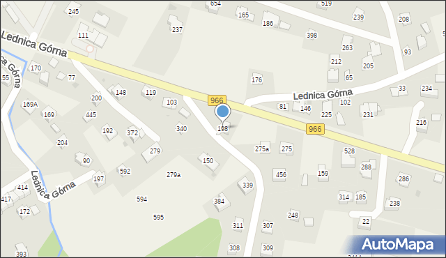 Lednica Górna, Lednica Górna, 198, mapa Lednica Górna