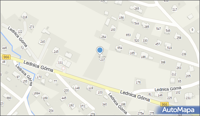 Lednica Górna, Lednica Górna, 237A, mapa Lednica Górna