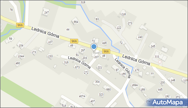 Lednica Górna, Lednica Górna, 48A, mapa Lednica Górna