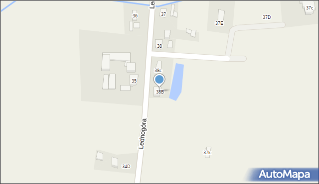 Lednogóra, Lednogóra, 38B, mapa Lednogóra