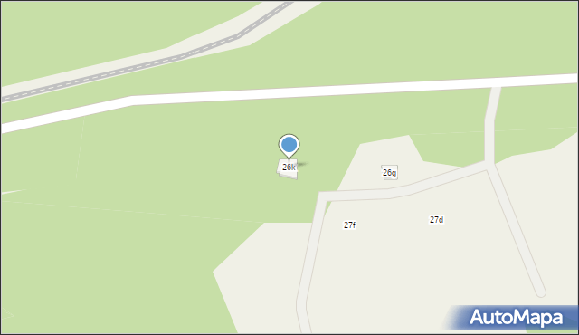 Lędowo, Lędowo, 26k, mapa Lędowo