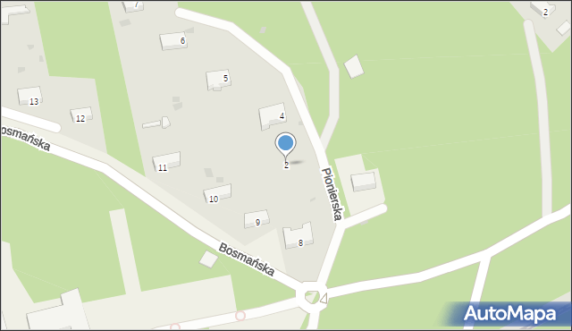 Lędowo-Osiedle, Lędowo-Osiedle, 2, mapa Lędowo-Osiedle