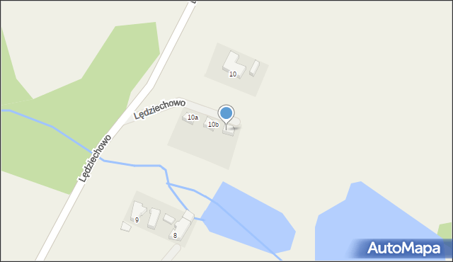 Lędziechowo, Lędziechowo, 10c, mapa Lędziechowo