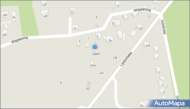 Lędziny, Lędzińska, 242b, mapa Lędziny