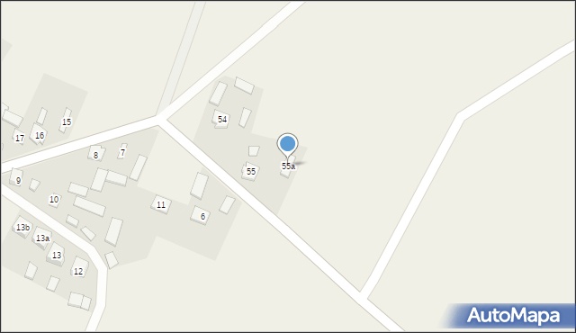 Łęg Probostwo, Łęg Probostwo, 55a, mapa Łęg Probostwo